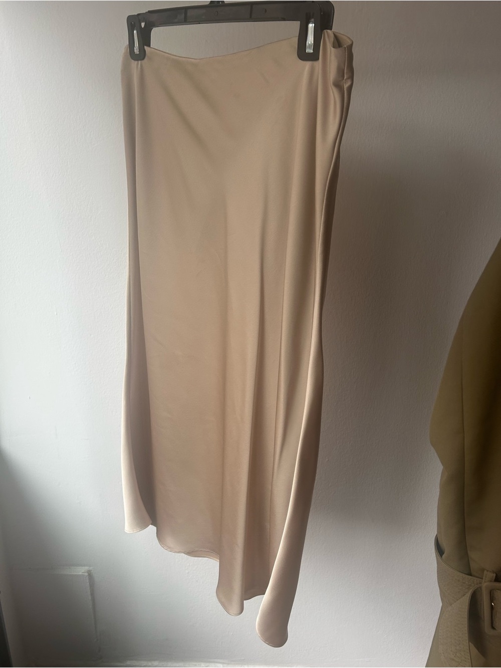 J. Crew Gwyneth Slip Skirt in Champagne